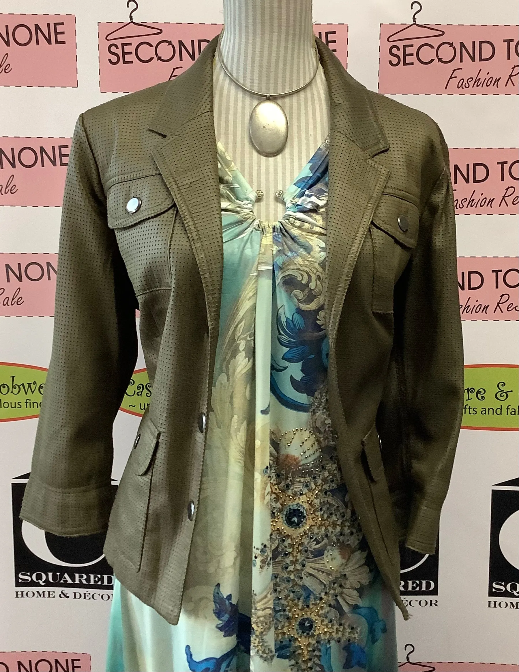 TanJay Olive Dot Blazer (10)