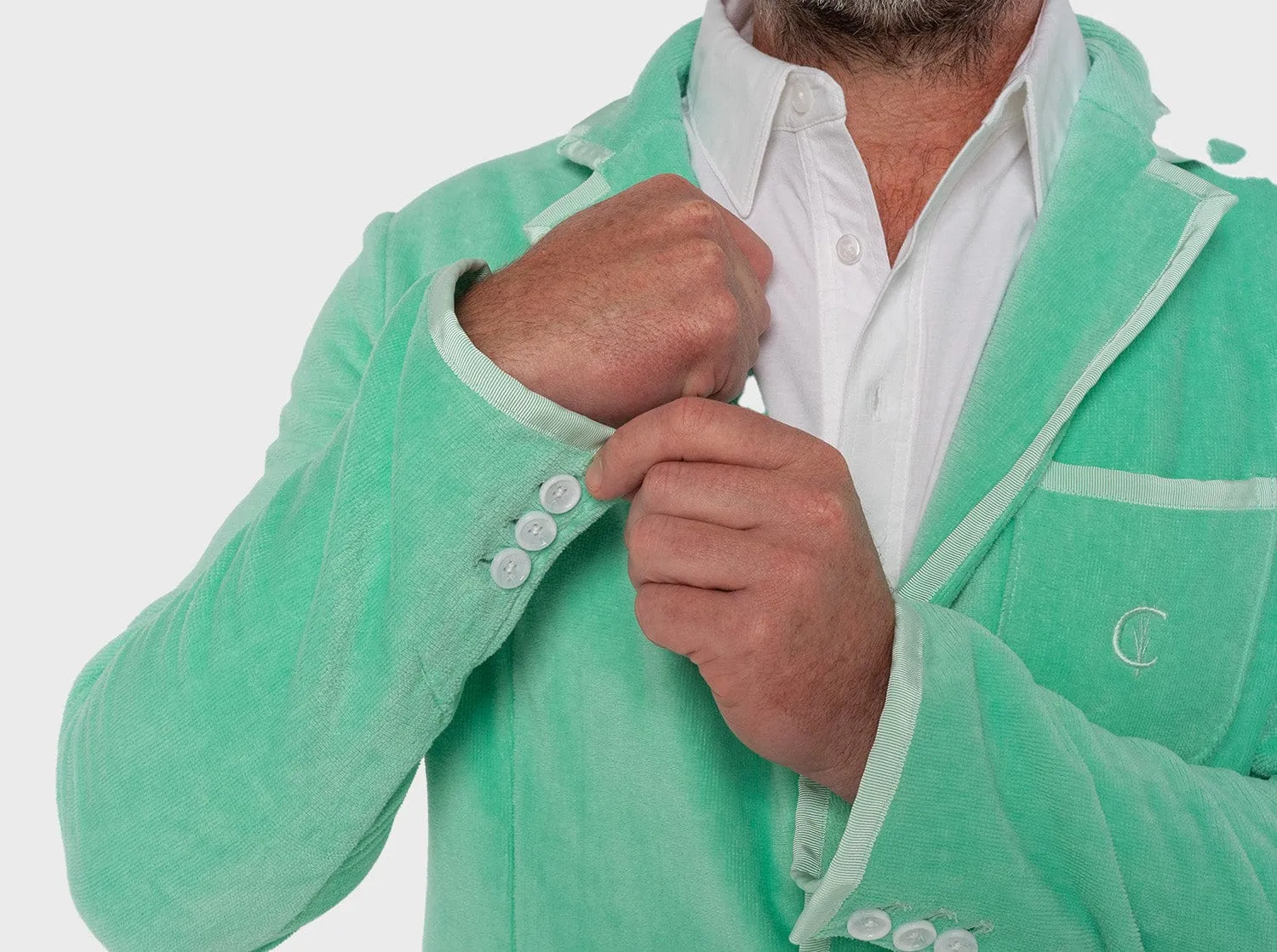 The Criquet Toweling Blazer - Mint