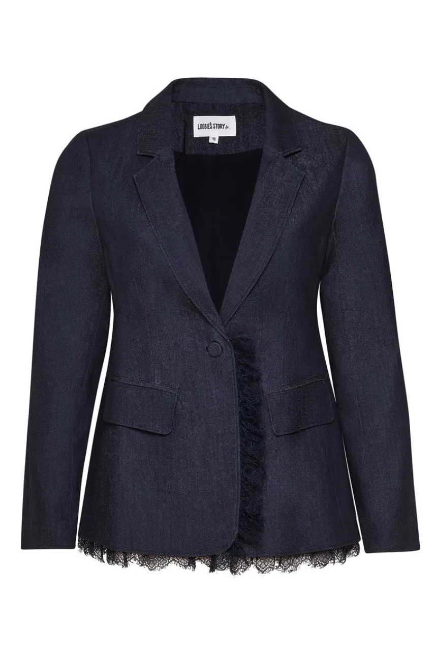 Ursula Blazer in Indigo Denim