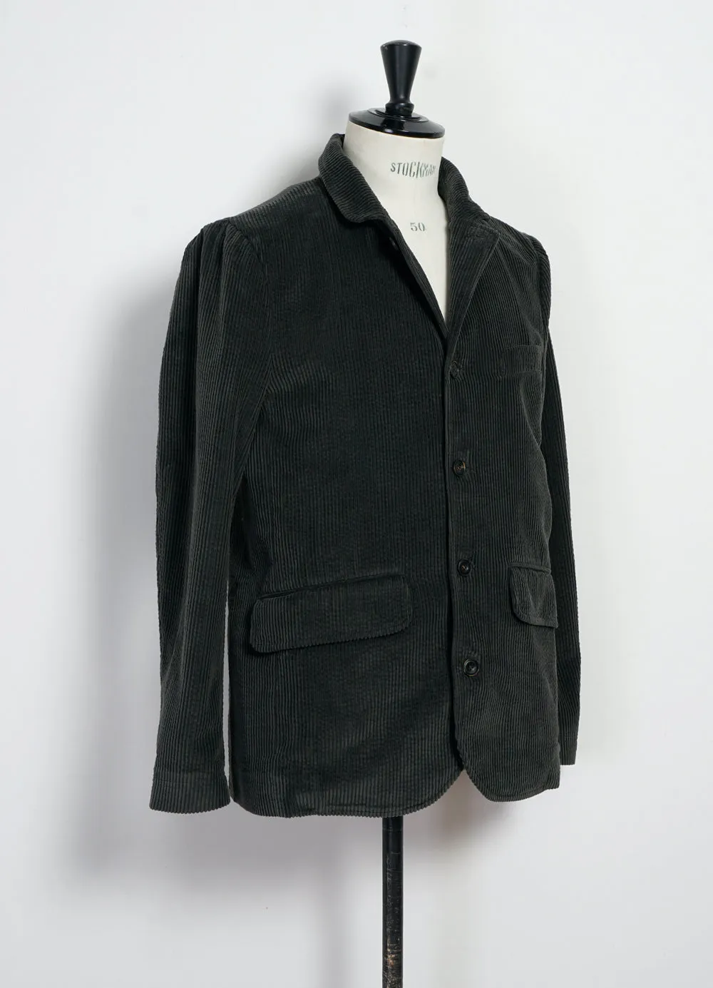 VINCENT Elephant Cord Blazer Jacket | Olive Taupe