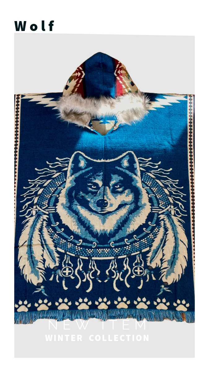 Wolf poncho