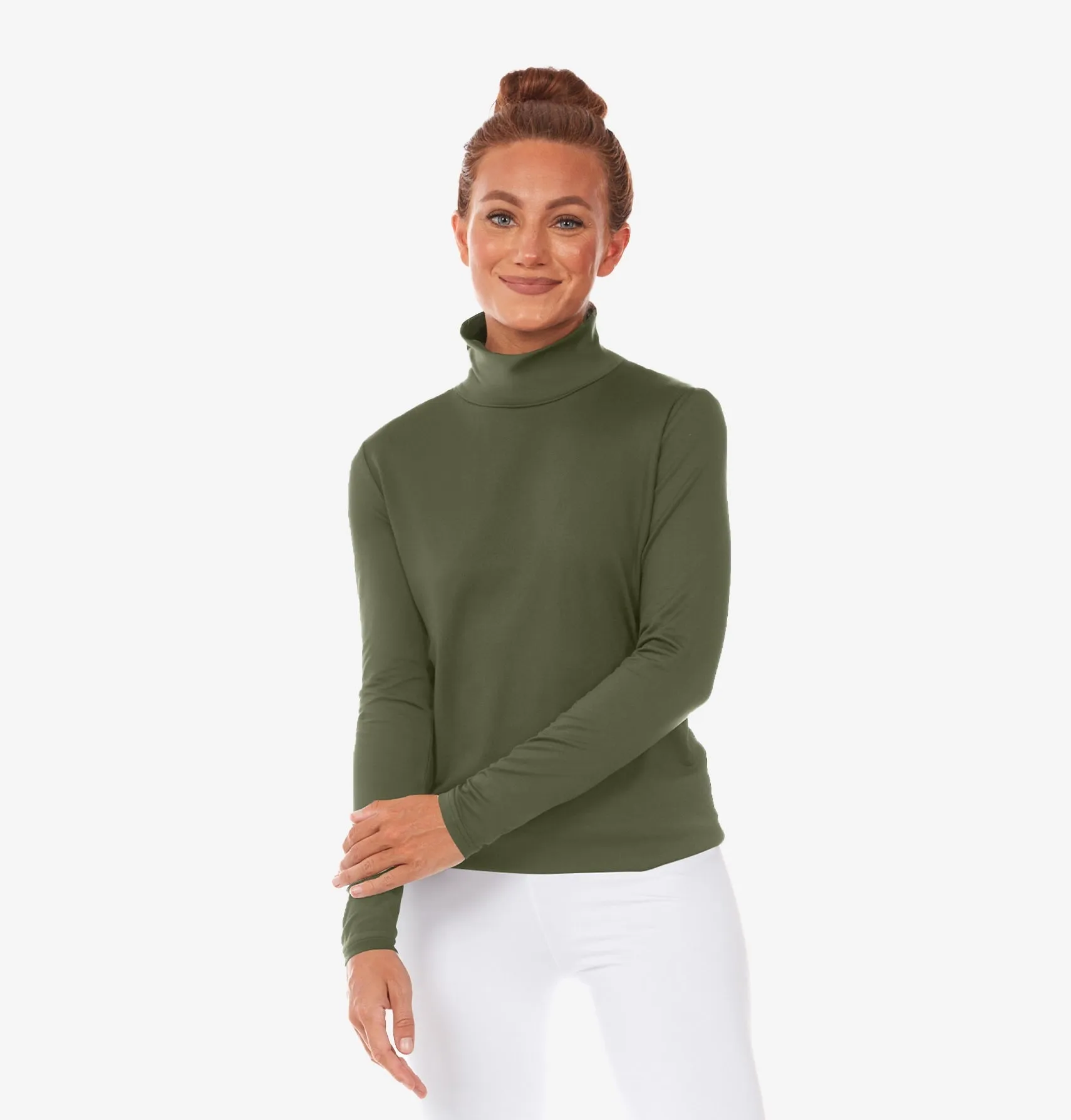 Women's Turtle Neck Thermal Top