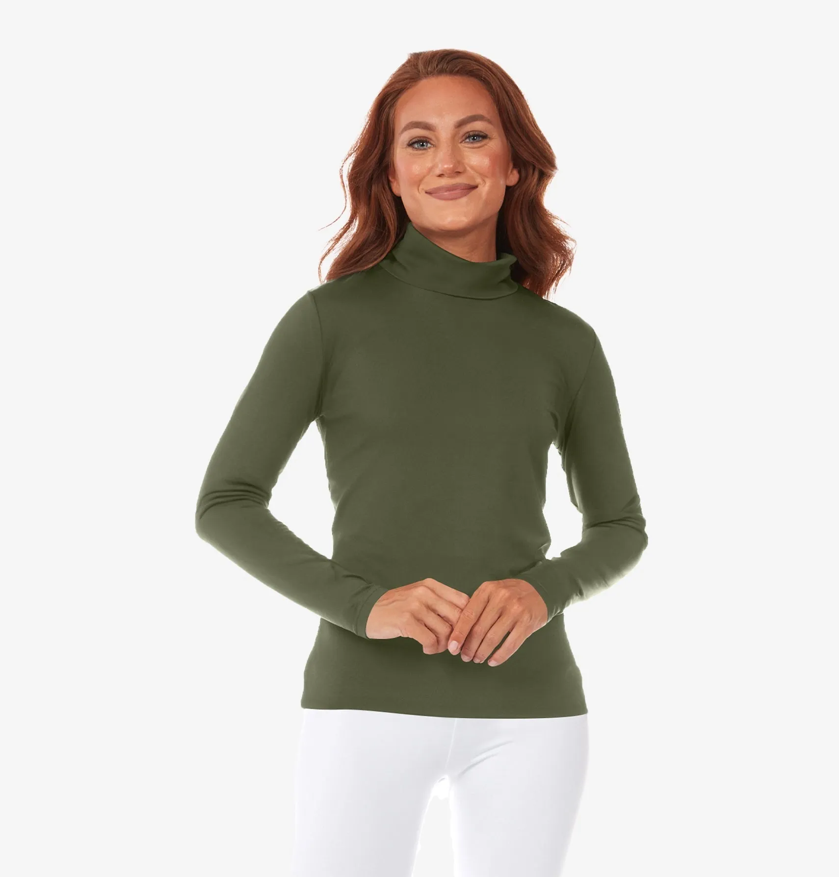 Women's Turtle Neck Thermal Top