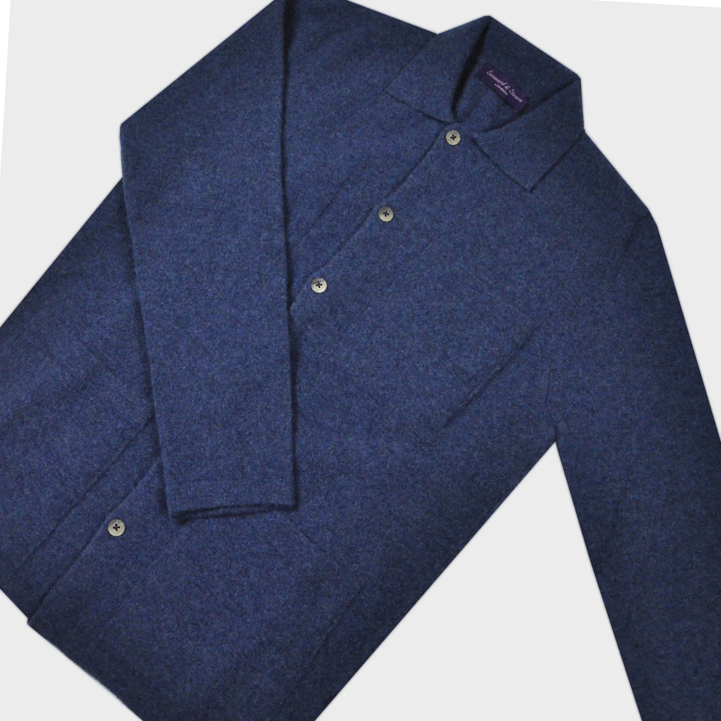 Wool Blazer in Denim Blue