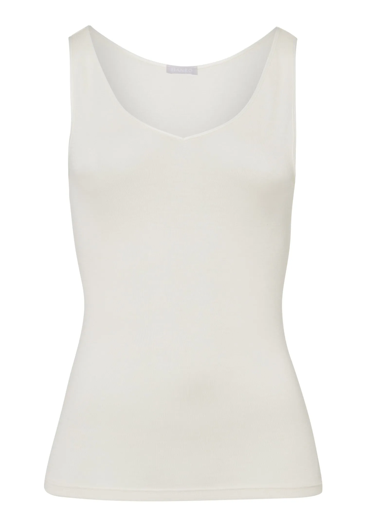 Woolen Silk W Wool And Silk V-Neck Tank Top | Cygne 71416-795